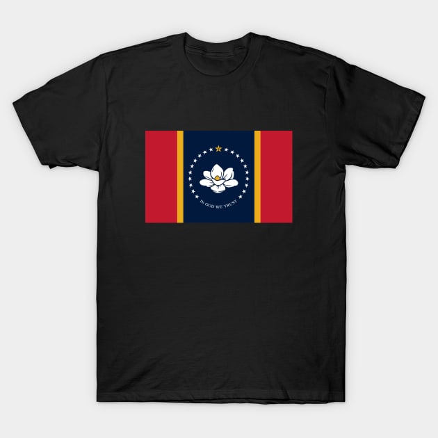 Flag of Mississippi T-Shirt by brigadeiro